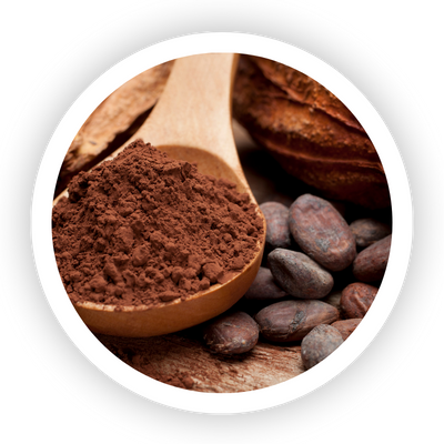 Cocoa hard wax used for gentle, moisturizing hair removal
